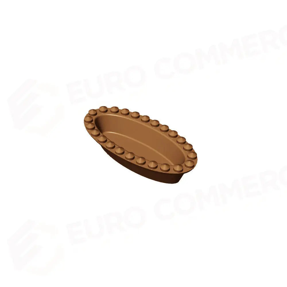 30 IMPRONTE OVALI FESTONATI 67X33/51X17 H 18 MM - PIASTRA PER COOKMATIC 380X330 MM - PIASTRA-E - PAVONI ITALIA