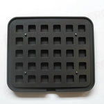 30 IMPRONTE QUADRATE 33X33/28X28 H 17 MM - PIASTRA PER COOKMATIC 380X330 MM - PIASTRA-10 - PAVONI ITALIA - PIASTRE