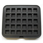 30 IMPRONTE QUADRATE 40X40/35X35 H 19 MM - PIASTRA PER COOKMATIC 380X330 MM - PIASTRA-3 - PAVONI ITALIA - PIASTRE