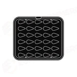 30 IMPRONTE TRIANGOLO 54X30/51X28 H 15 MM - PIASTRA PER COOKMATIC 380X330 MM - PIASTRA22 - PAVONI ITALIA - PIASTRE