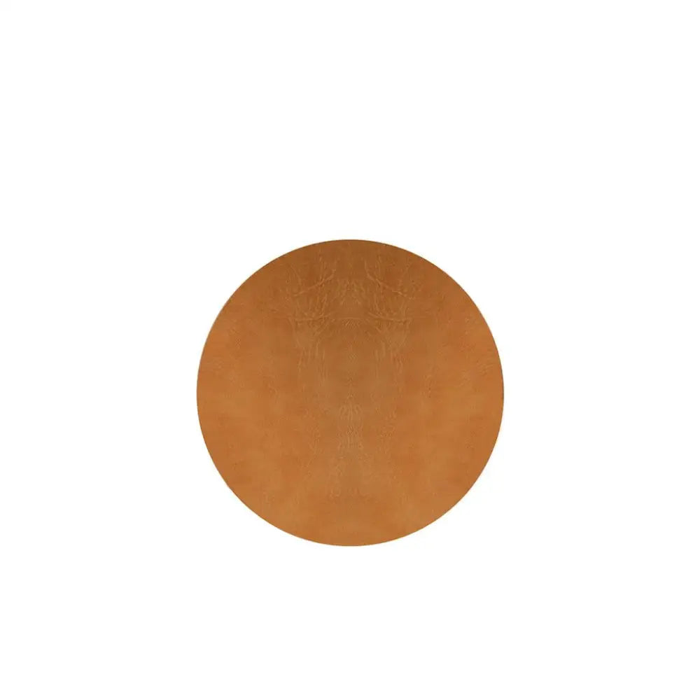 C/4 SOTTOBICCHIERE TONDO 11 CM TAN/NERO COLOUR MSTTN MEDRI - 20270007 - MEDRI
