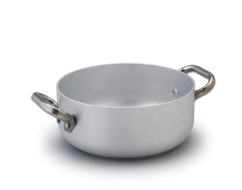 CASSERUOLA BASSA 2 MANICI 24 CM ALLUMINIO INDUZIONE - 3 MM ALMA106PI AGNELLI - 0071943 - MEDRI