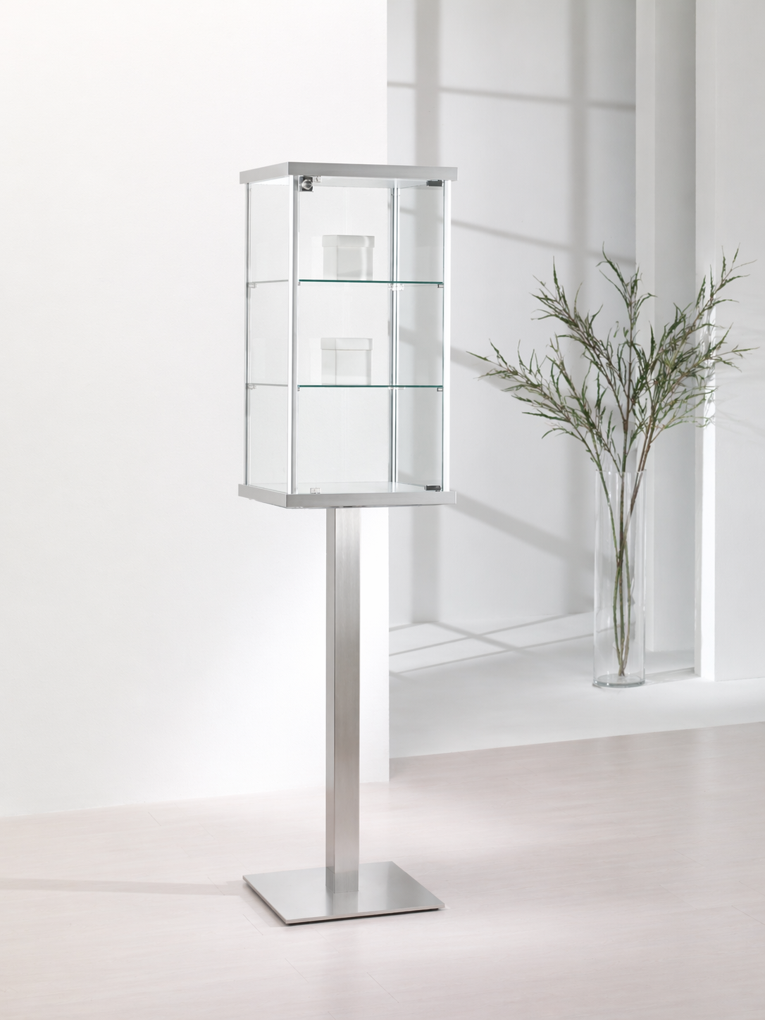 VETRINE ALLUMINIO ALLDESIGN 45X45X195 CM - 4/PF - ITALVETRINE