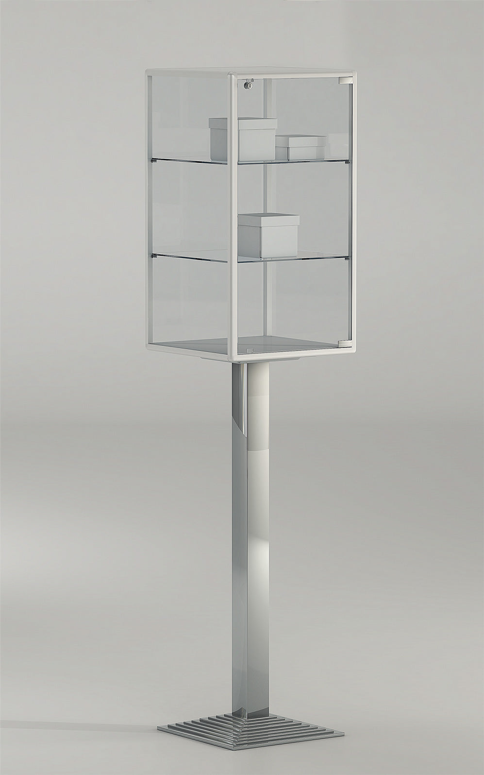 VETRINE ALLUMINIO ALLDESIGN+PLUS 43X43X194 CM - 4/PFP - ITALVETRINE