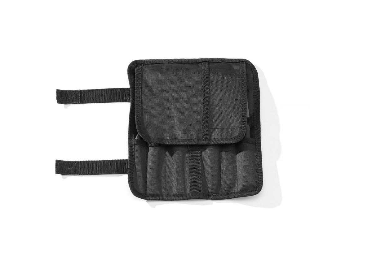 SET PLACCATURA DA CHEF, 6 PEZZI, NERO, HENDI, 255X25X(H)100MM - 400074