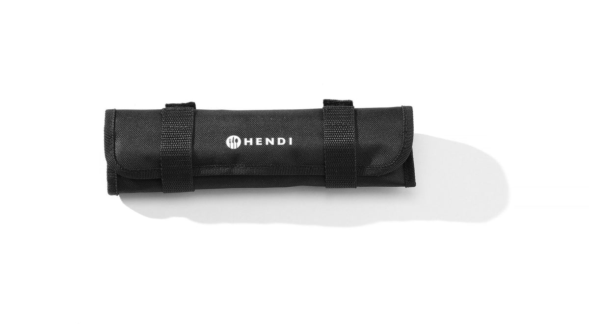 SET PLACCATURA DA CHEF, 6 PEZZI, NERO, HENDI, 255X25X(H)100MM - 400074