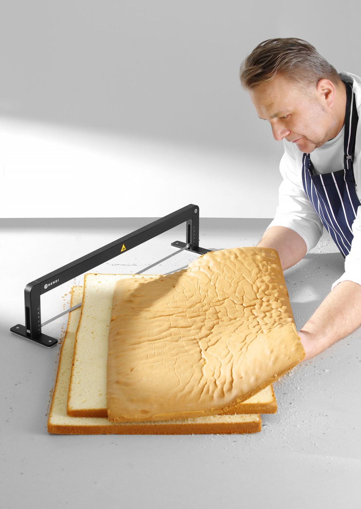 SEGA PER TORTA DI PAN DI SPAGNA, HENDI, 620X120X(H)130MM - 400098
