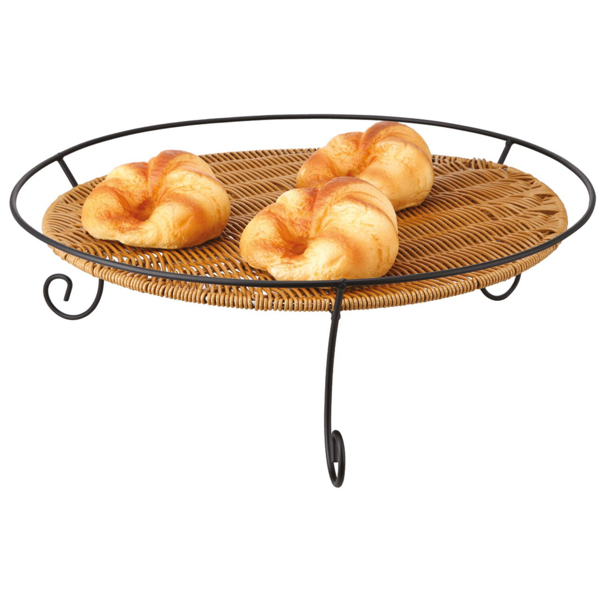 CESTO CON SUPPORTO FILO NERO - BUFFET - PADERNO