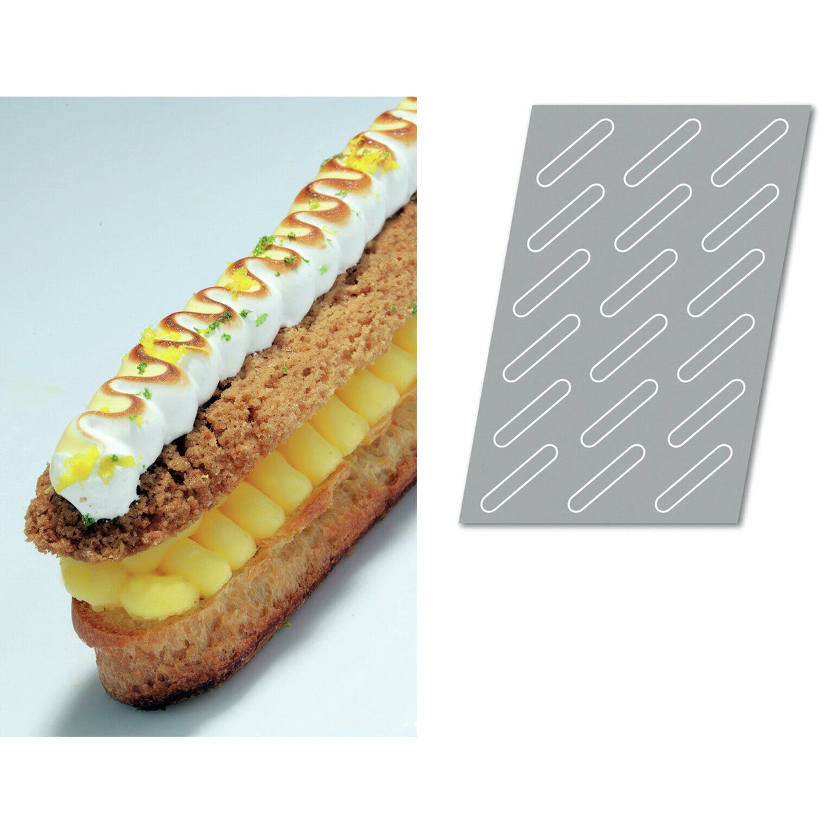 STAMPO MULTIPLO ECLAIRS - PER AMBIDESTRI - ARTICOLI CUCINA E PASTICCERIA - PADERNO
