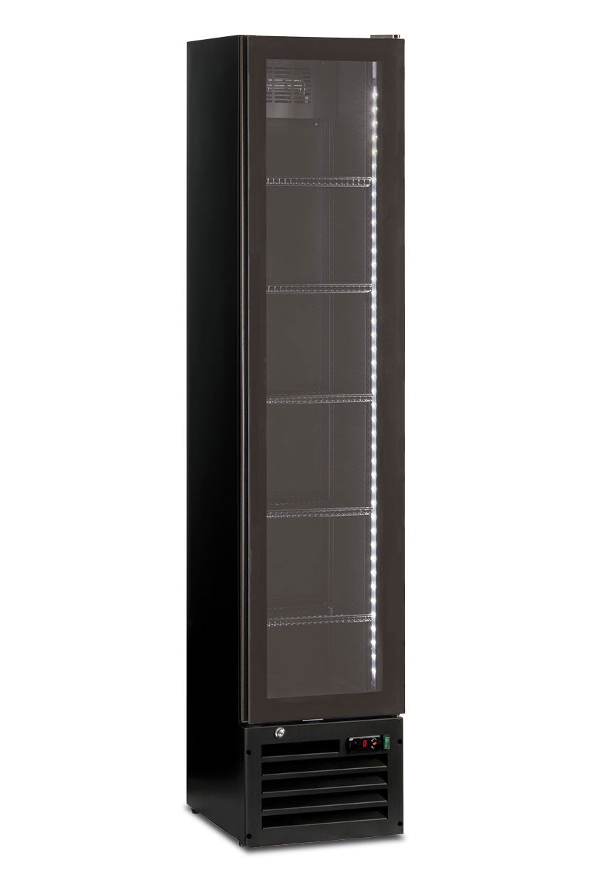 FRIGO A VETRINA BIBITE - SLIM COOLER 225 T NERO