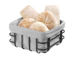 CESTINO CON INTERNO IN TESSUTO, HENDI, QUADRATO, 190X190X(H)100MM - 427149