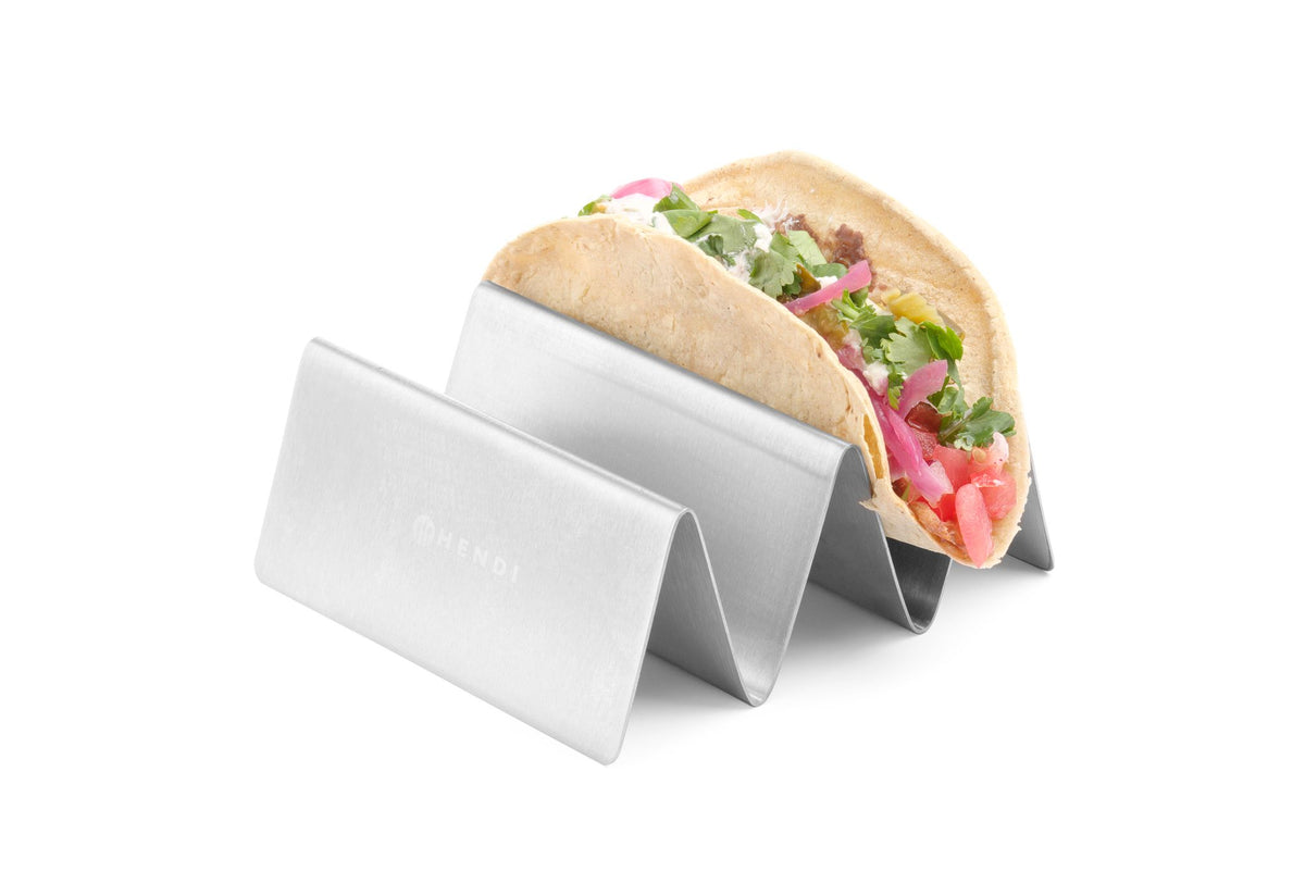 SUPPORTO PER TACO, HENDI, 4 SCOMPARTIMENTI, 225X115X(H)50MM - 429457