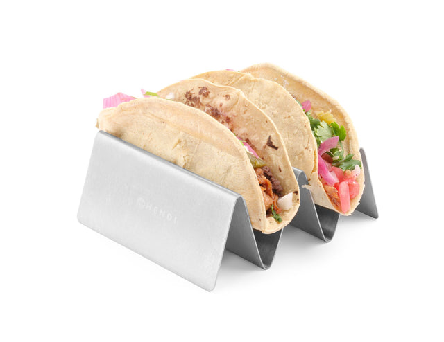 SUPPORTO PER TACO, HENDI, 2 SCOMPARTIMENTI, 135X115X(H)50MM - 429440