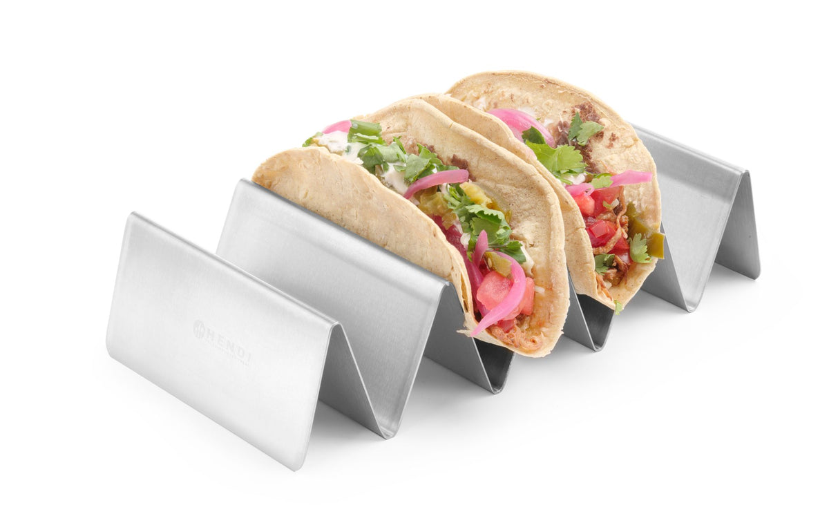 SUPPORTO PER TACO, HENDI, 2 SCOMPARTIMENTI, 135X115X(H)50MM - 429440