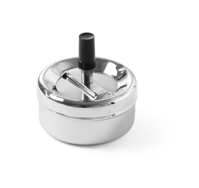 PORTACENERE CON BOTTONE ROTANTE, HENDI, Ø90X(H)45MM - 440209
