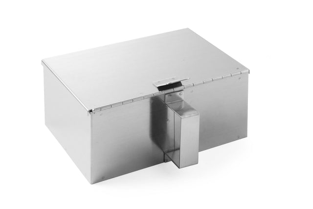 CESTINO POSACENERE INOX, HENDI, 202X170X(H)91MM - 440506