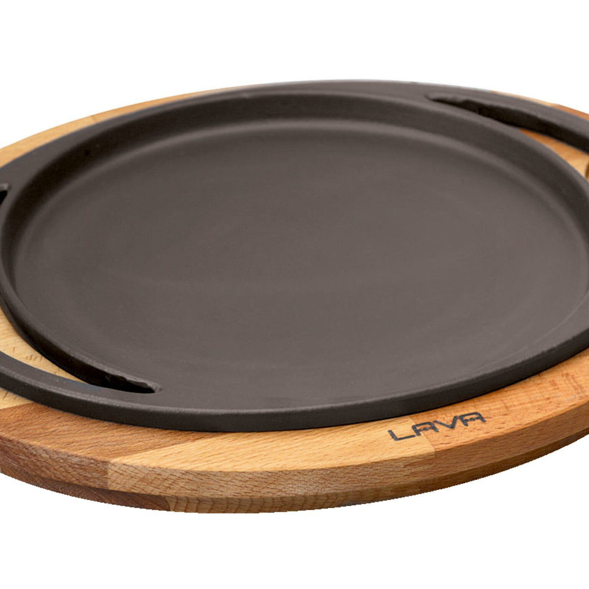 PIATTO PIZZA CON SUPPORTO - GHISA SMALTATA - PADERNO