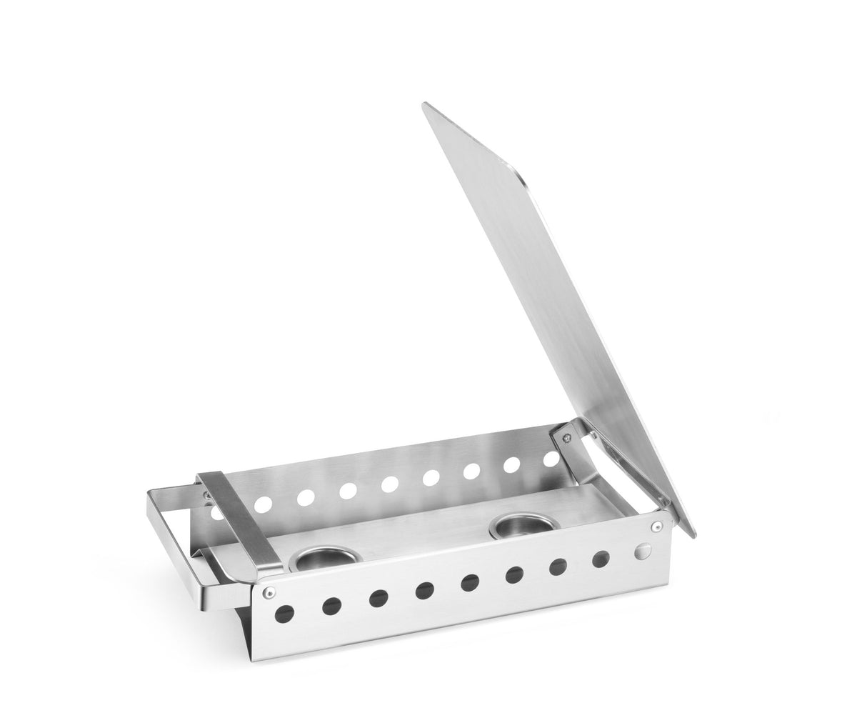SCALDAPIATTI CON 2 PORTACANDELE, HENDI, 330X180X(H)65MM - 463000