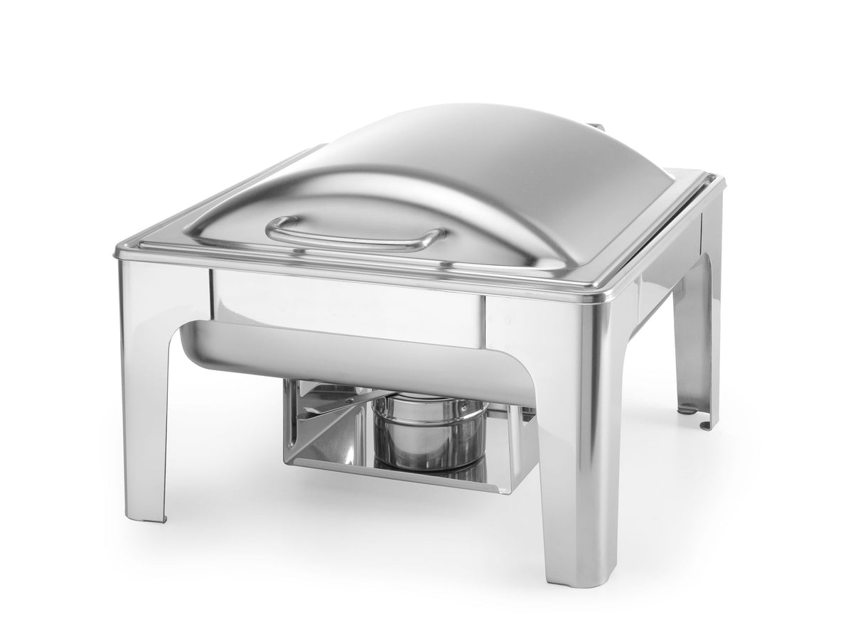 CHAFING DISH GN 2/3 FINITURA SATINATA, HENDI, PROFI LINE, 6L, 395X430X(H)290MM - 470275