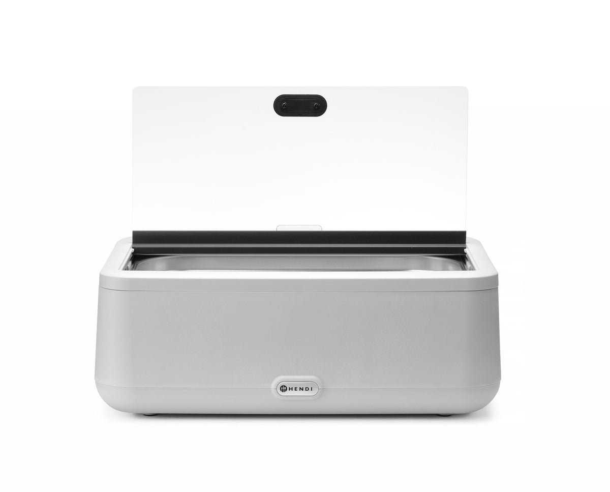 CHAFING DISH UNIQ, HENDI, DESIGNED BY ROBERT BRONWASSER, NERO, 220-240V/700W, 607X402X(H)245MM - 470411