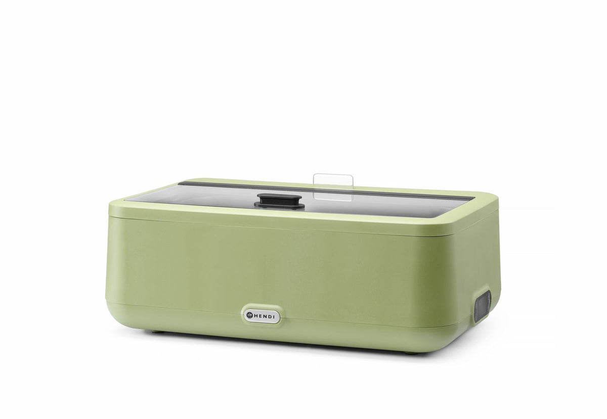 CHAFING DISH UNIQ, HENDI, DESIGNED BY ROBERT BRONWASSER, GN 1/1, LEGNA, 230V/700W, 607X402X(H)245MM - 470466