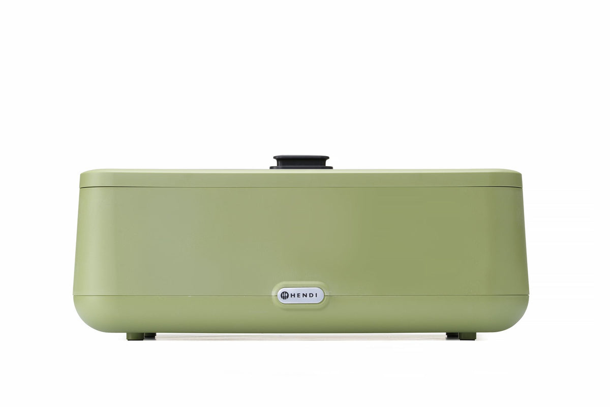 CHAFING DISH UNIQ, HENDI, DESIGNED BY ROBERT BRONWASSER, VERDE, 220-240V/700W, 607X402X(H)245MM - 470435