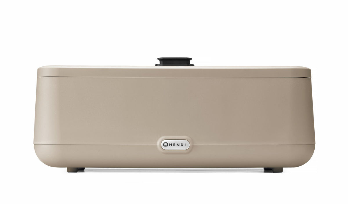 CHAFING DISH UNIQ, HENDI, DESIGNED BY ROBERT BRONWASSER, GN 2/3, BEIGE, 230V/500W, 433X403X(H)248MM - 470572