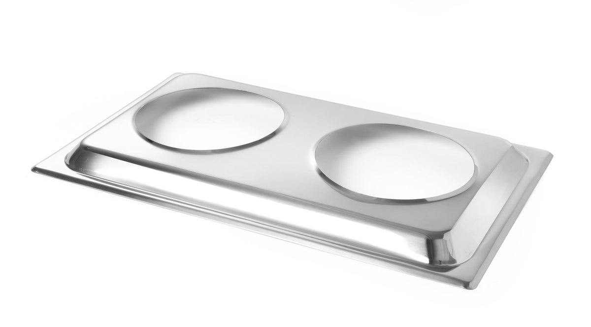 SUPPORTO PER 2 CONTENITORI BAGNOMARIA, HENDI, SUPPORTO, GN 1/1, 530X325X(H)30MM - 470930