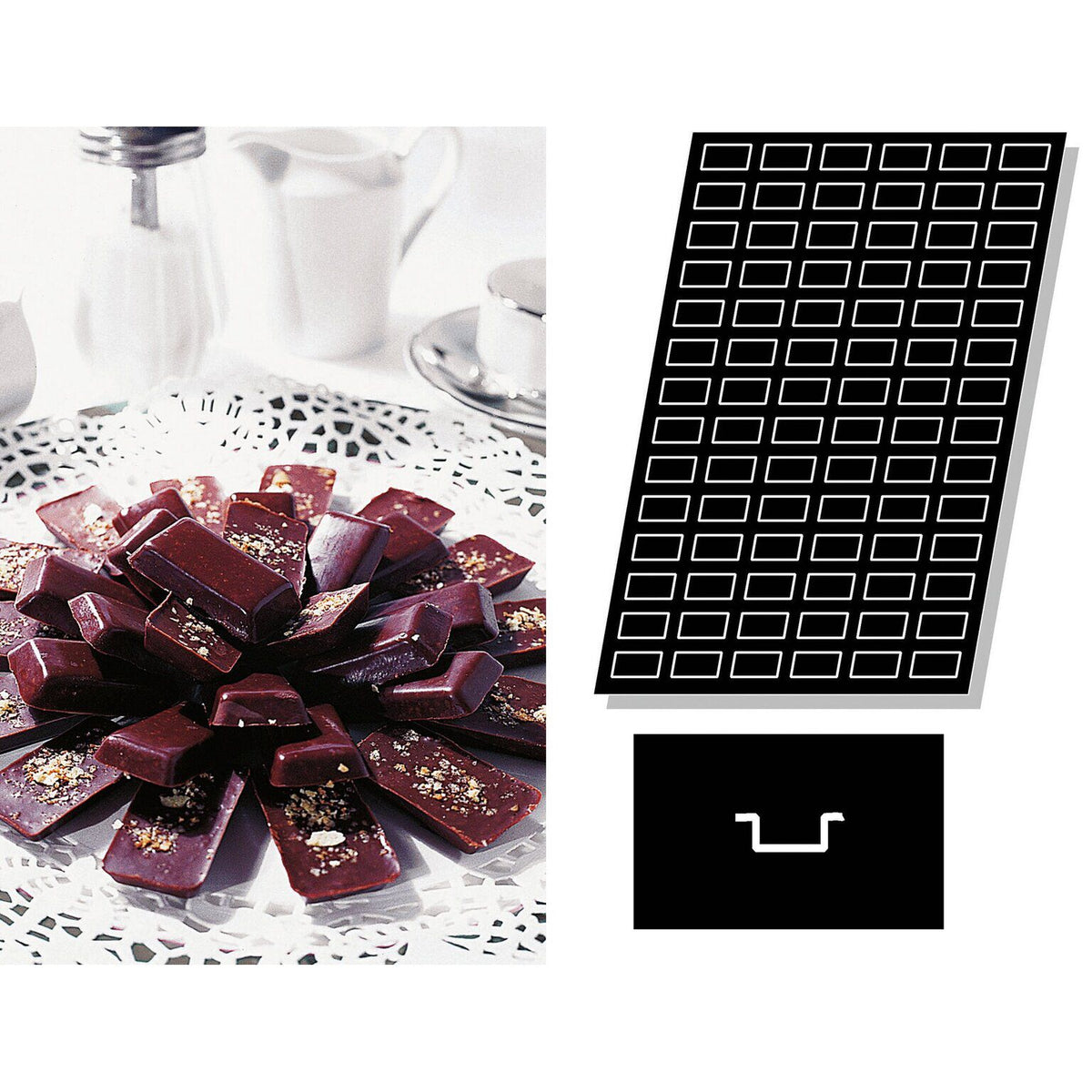STAMPO FLEXIPAN MULTIPLO PICCOLE FINANCIERS - ARTICOLI CUCINA E PASTICCERIA - PADERNO