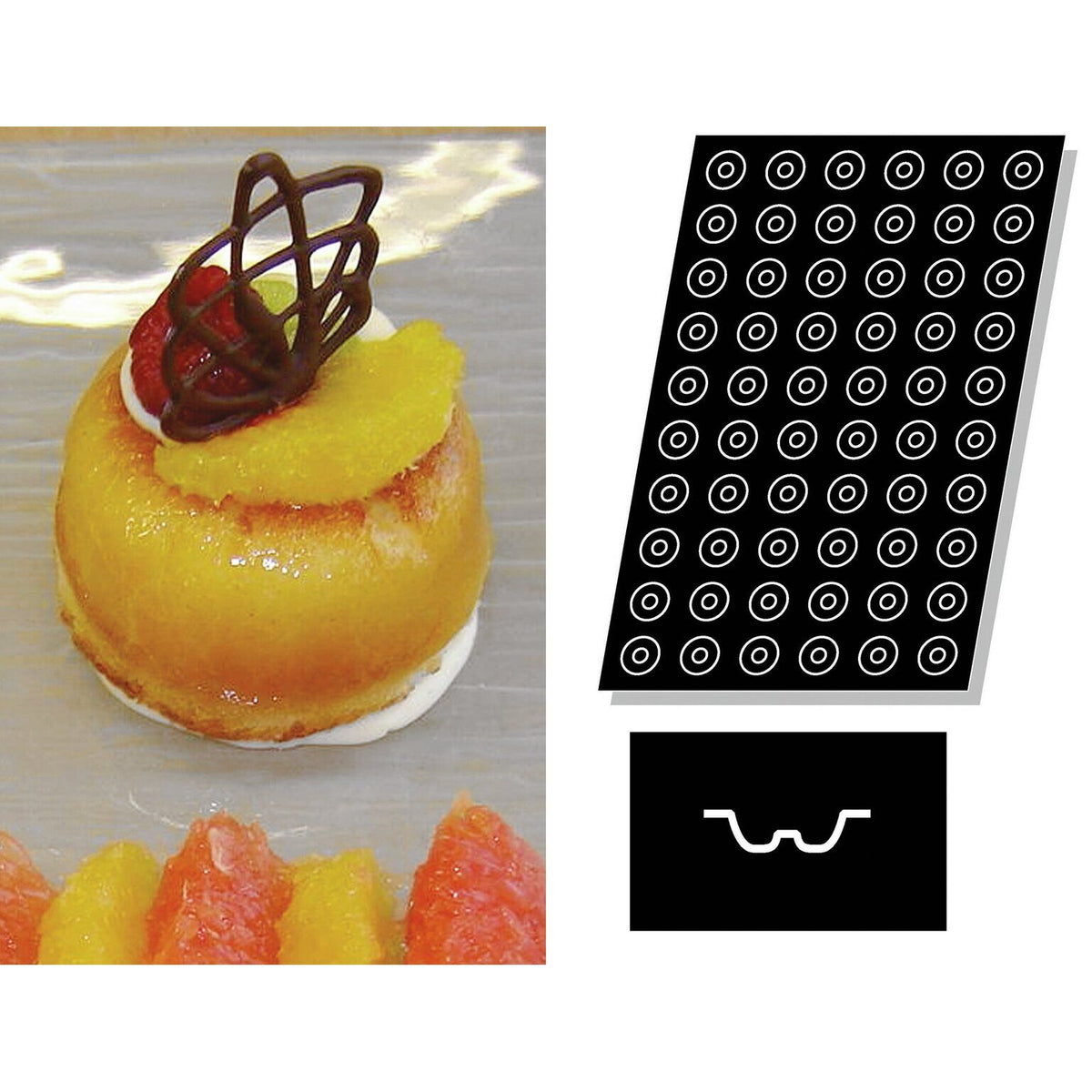 STAMPO FLEXIPAN MULTIPLO PICCOLE SAVARINS - ARTICOLI CUCINA E PASTICCERIA - PADERNO