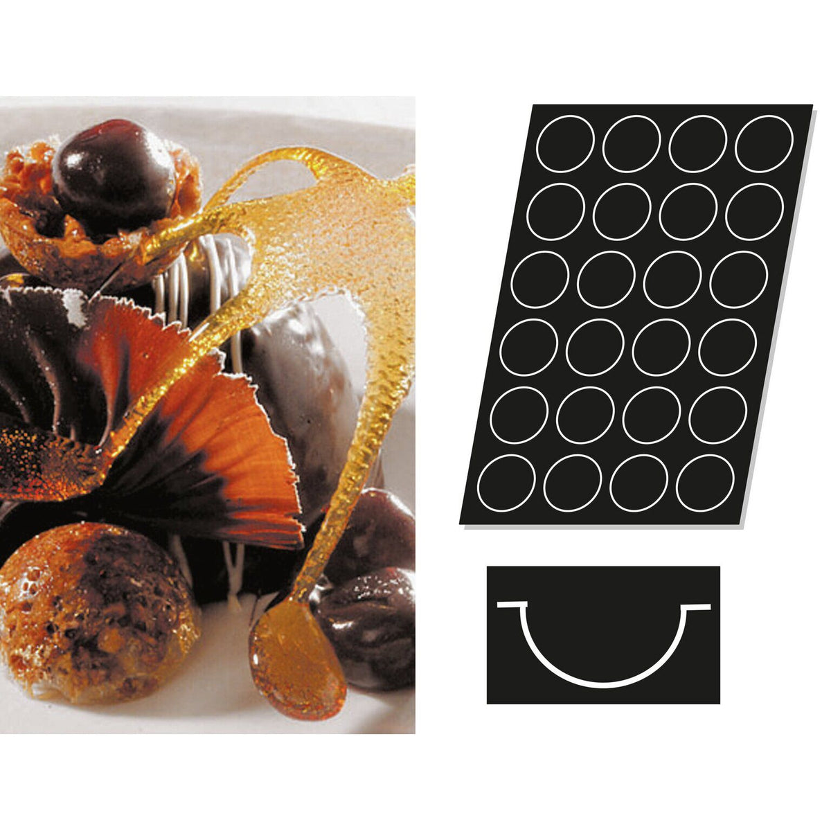 STAMPO FLEXIPAN MULTIPLO MEZZA SFERA - ARTICOLI CUCINA E PASTICCERIA - PADERNO