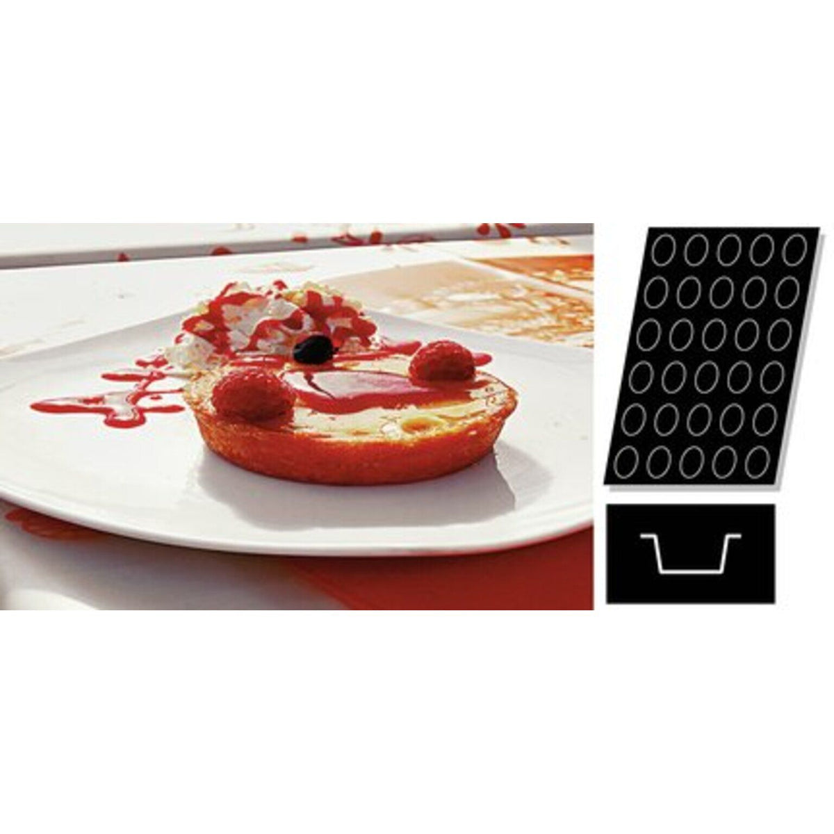 STAMPO FLEXIPAN MULTIPLO OVALI - ARTICOLI CUCINA E PASTICCERIA - PADERNO