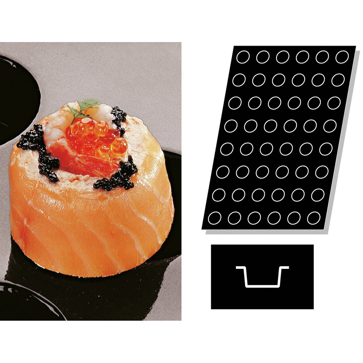 STAMPO FLEXIPAN MULTIPLO PICCOLI CILINDRI - ARTICOLI CUCINA E PASTICCERIA - PADERNO