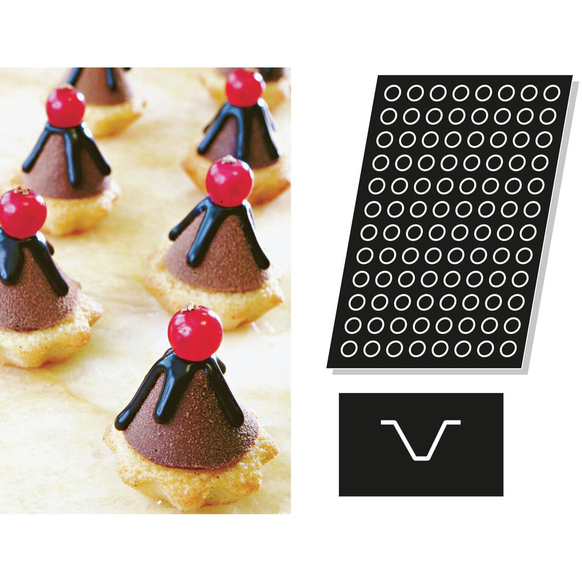 STAMPO FLEXIPAN MULTIPLO PICCOLI CONI - ARTICOLI CUCINA E PASTICCERIA - PADERNO