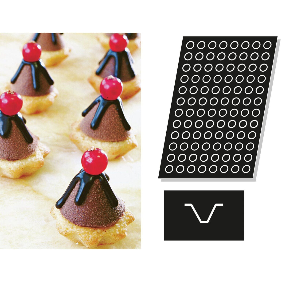 STAMPO FLEXIPAN MULTIPLO PICCOLI CONI - ARTICOLI CUCINA E PASTICCERIA - PADERNO