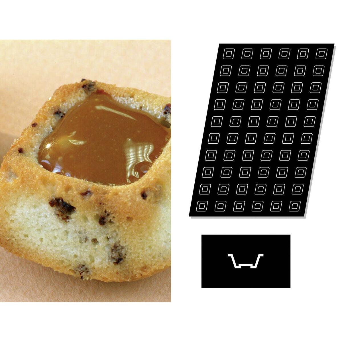STAMPO FLEXIPAN MULTIPLO MINI SAVARINS - ARTICOLI CUCINA E PASTICCERIA - PADERNO