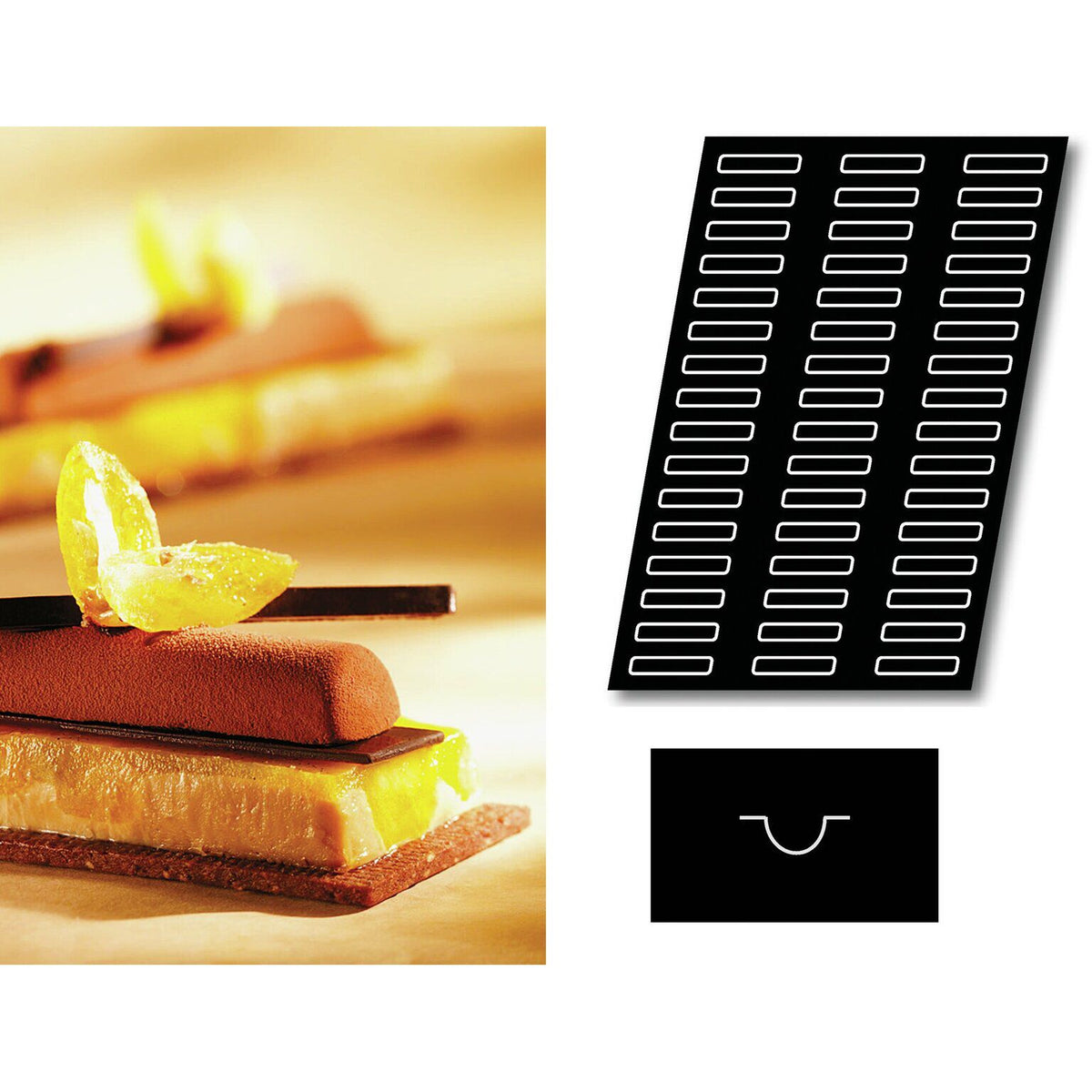 STAMPO FLEXIPAN MULTIPLO MEZZO CILINDRO - ARTICOLI CUCINA E PASTICCERIA - PADERNO