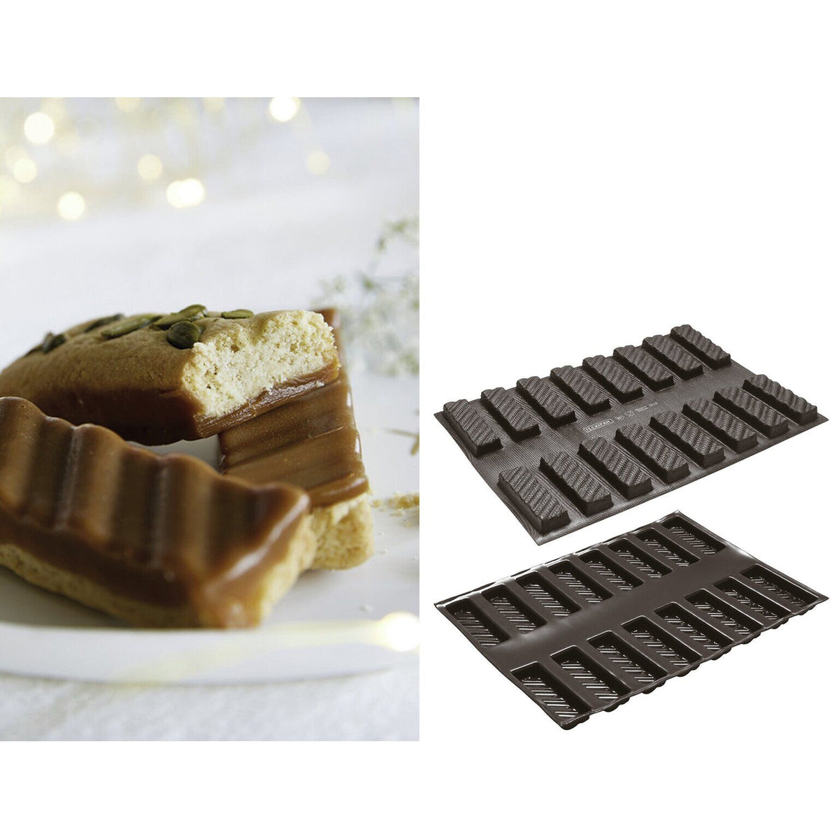 STAMPO FLEXIPAN MULTIPLO, STRIPPED BARS - ARTICOLI CUCINA E PASTICCERIA - PADERNO