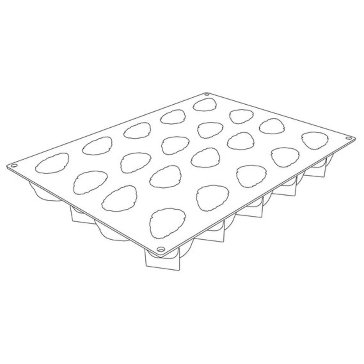 STAMPO MULTIPLO FRAGOLA - ARTICOLI CUCINA E PASTICCERIA - PADERNO