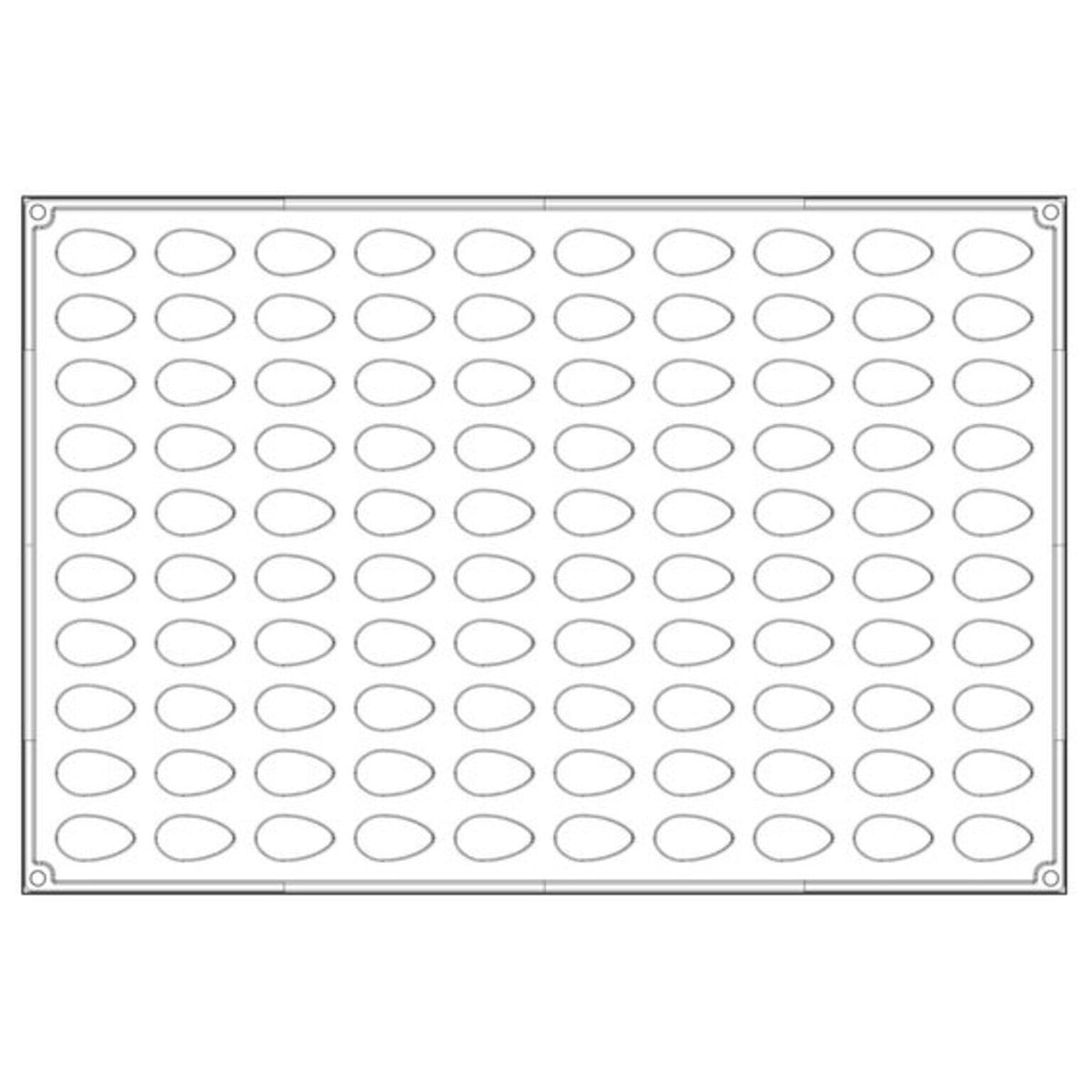 STAMPO MULTIPLO MINI QUENELLE - ARTICOLI CUCINA E PASTICCERIA - PADERNO