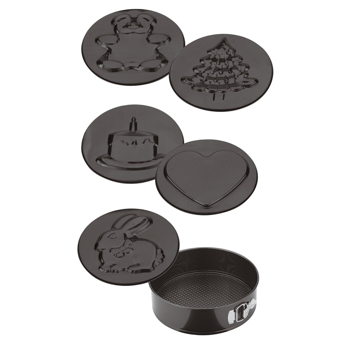 STAMPO CON 6 FONDI - ARTICOLI CUCINA E PASTICCERIA - PADERNO