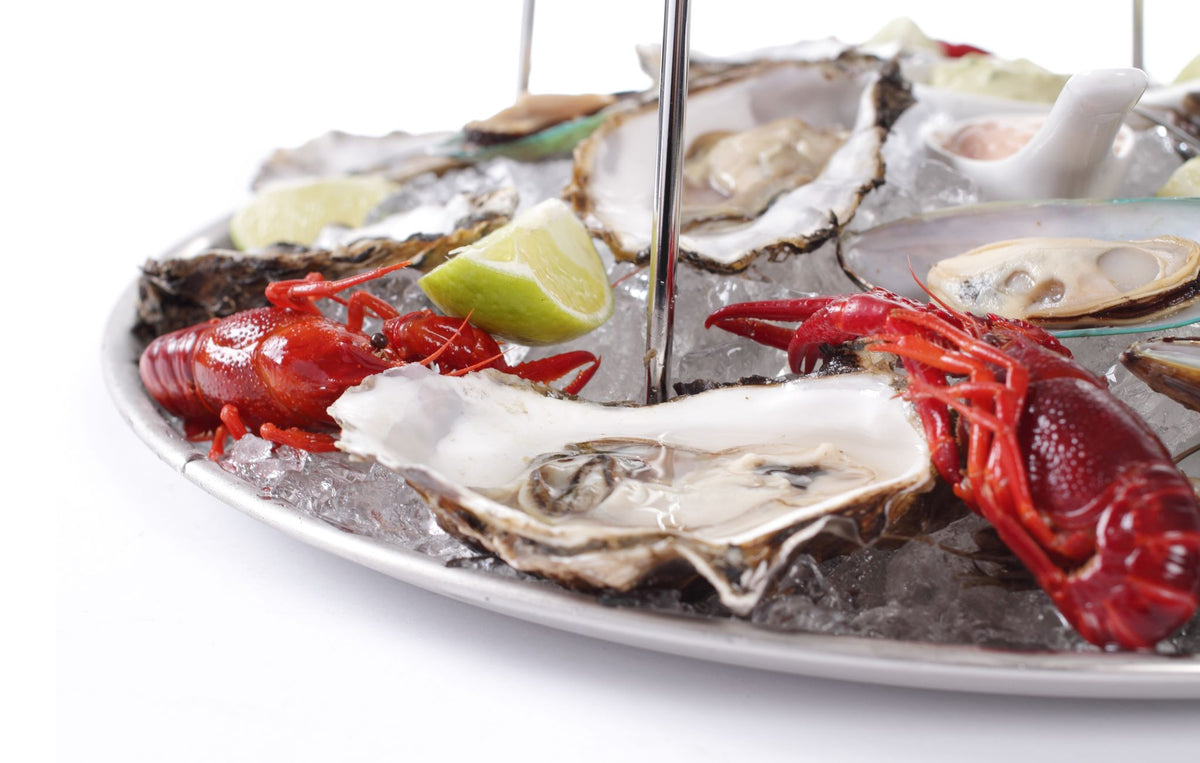 ESPOSITORE PER FRUTTI DI MARE, HENDI, Ø400X(H)200MM - 480519