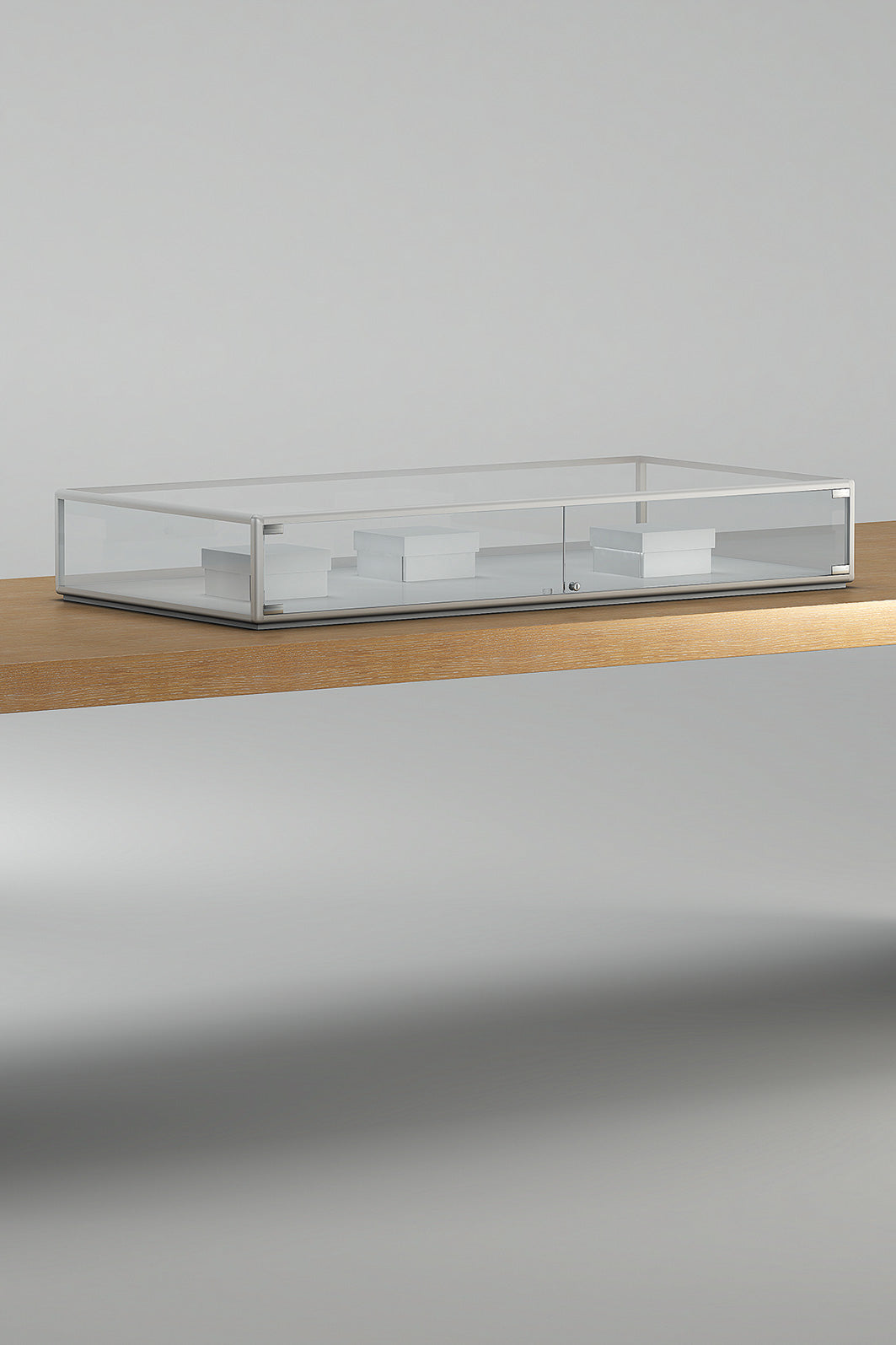 VETRINE ALLUMINIO, VETRINE DA BANCO ALLDESIGN+PLUS 159X78X27 CM - 5/TP - ITALVETRINE