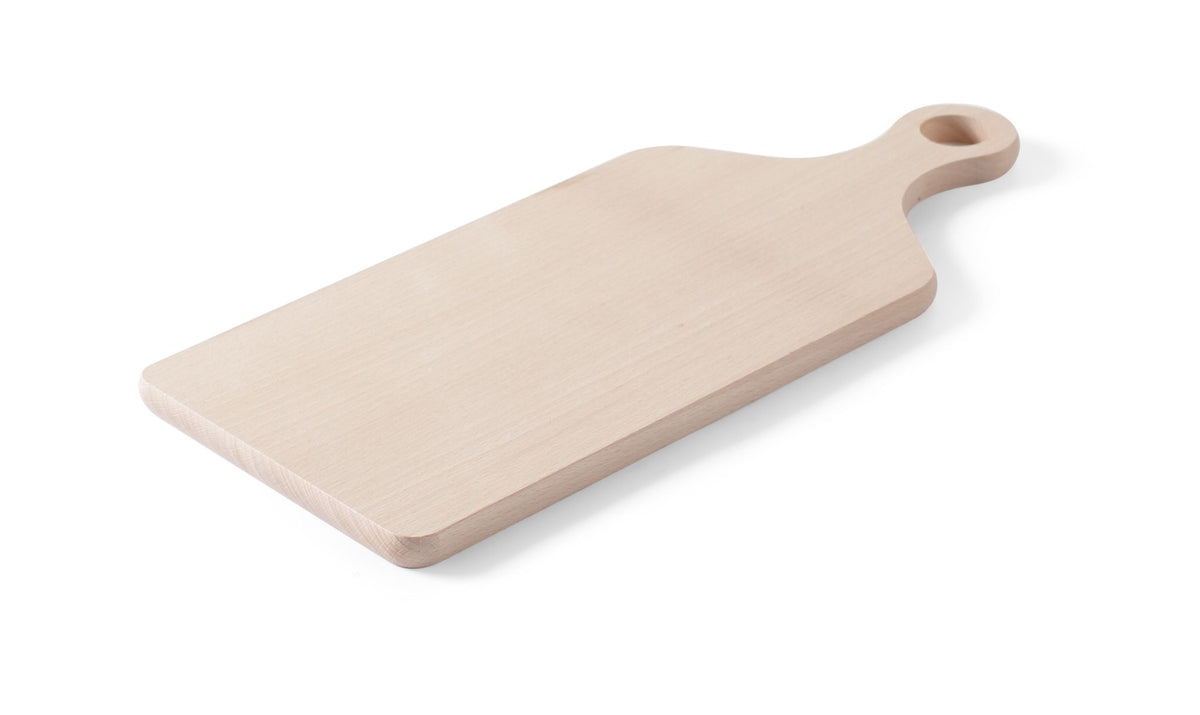 TAGLIERE CON MANICO, HENDI, LEGNO CHIARO, 390X160MM - 505106