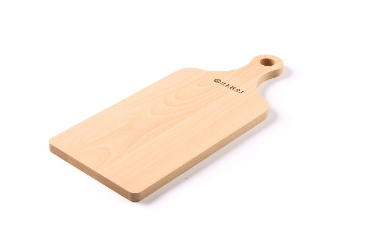 TAGLIERE CON MANICO, HENDI, LEGNO CHIARO, 390X160MM - 505106