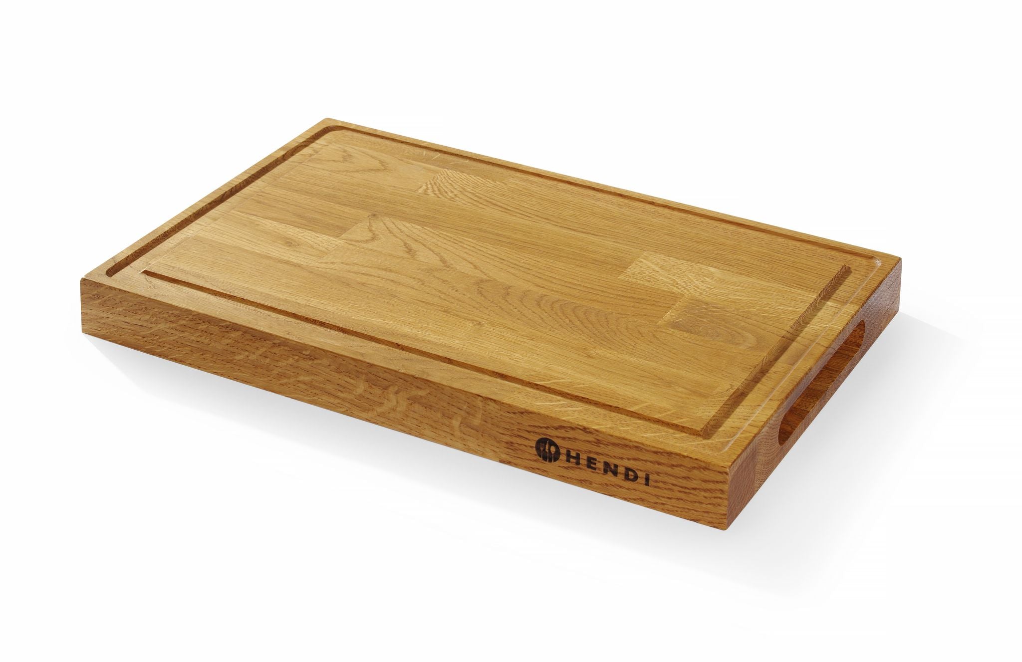 TAGLIERE DA PORTATA IN QUERCIA., HENDI, 420X280X(H)40MM - 505489