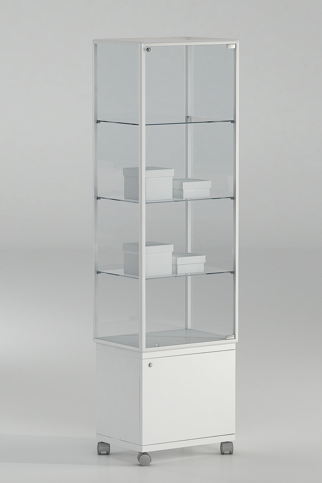 VETRINE ALLUMINIO ALLDESIGN+PLUS 51X37X180 CM - 51/MP - ITALVETRINE