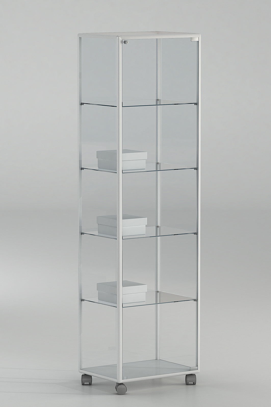 VETRINE ALLUMINIO ALLDESIGN+PLUS 51X37X180 CM - 51/18P - ITALVETRINE