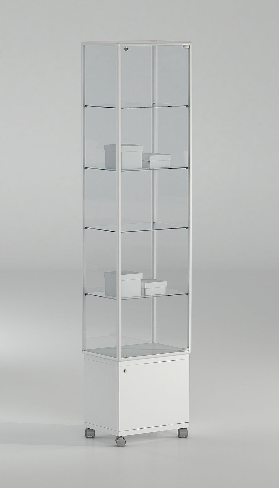 VETRINE ALLUMINIO ALLDESIGN+PLUS 51X37X220 CM - 51/MAP - ITALVETRINE
