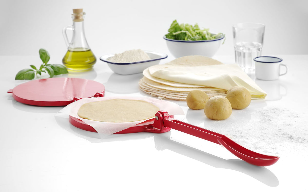 PRESSA PER TORTILLAS, HENDI, ROSSO, 250X200X(H)95MM - 513033